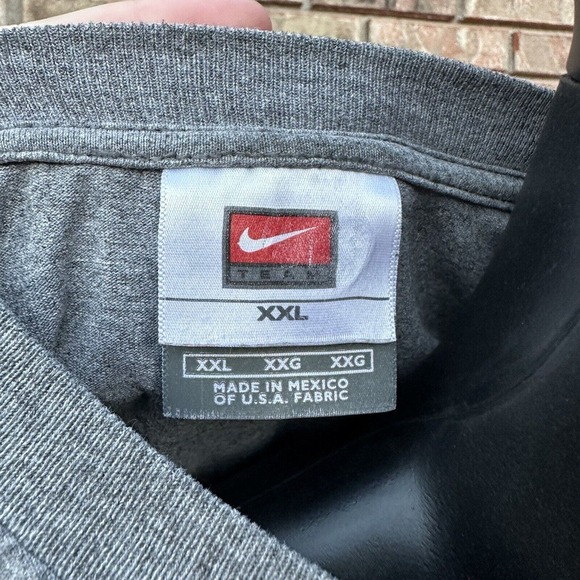 Vintage 90s Nike Boston Celtics Shirt Mens Plus Size XXL Center Swoosh NBA Gray - Picture 4 of 8